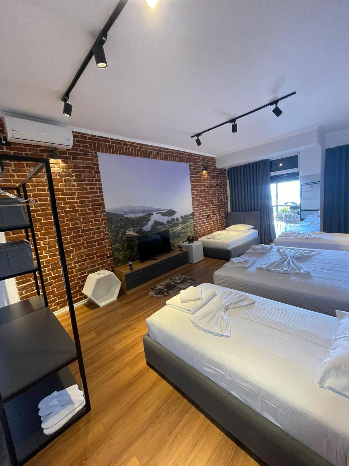 Aries Apartments Sarandë Eksteriør bilde