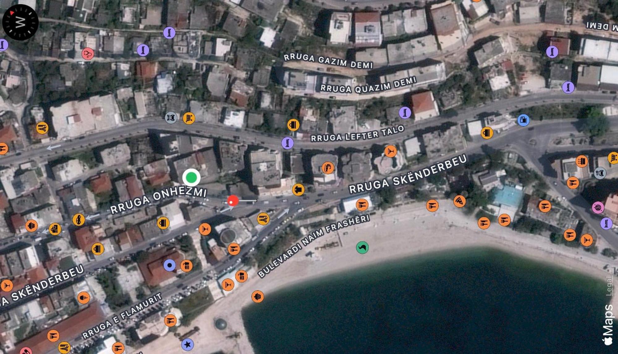 Aries Apartments Sarandë Eksteriør bilde
